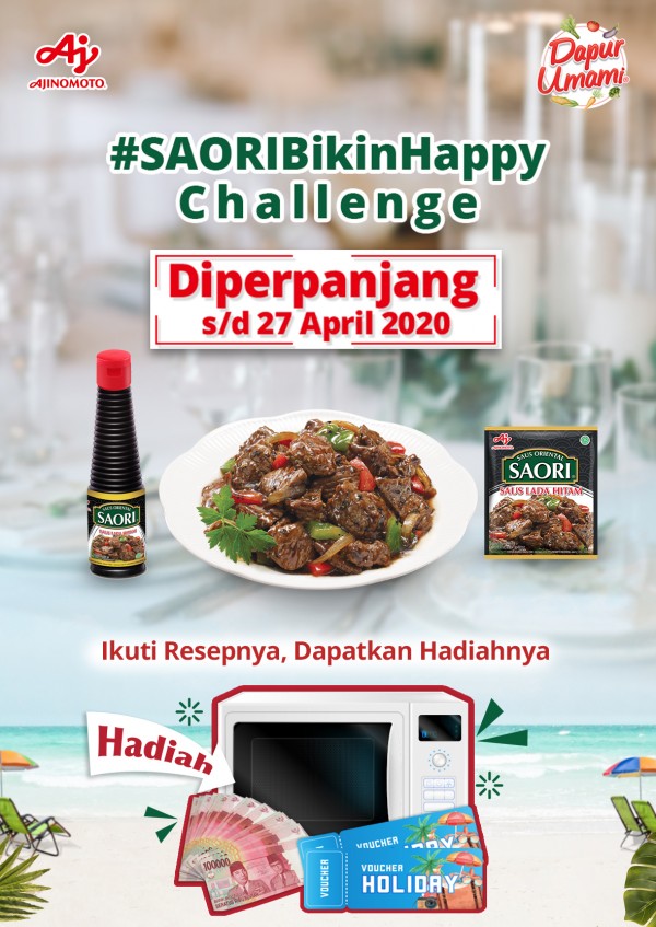 #SAORIbikinhappy Challenge Diperpanjang!